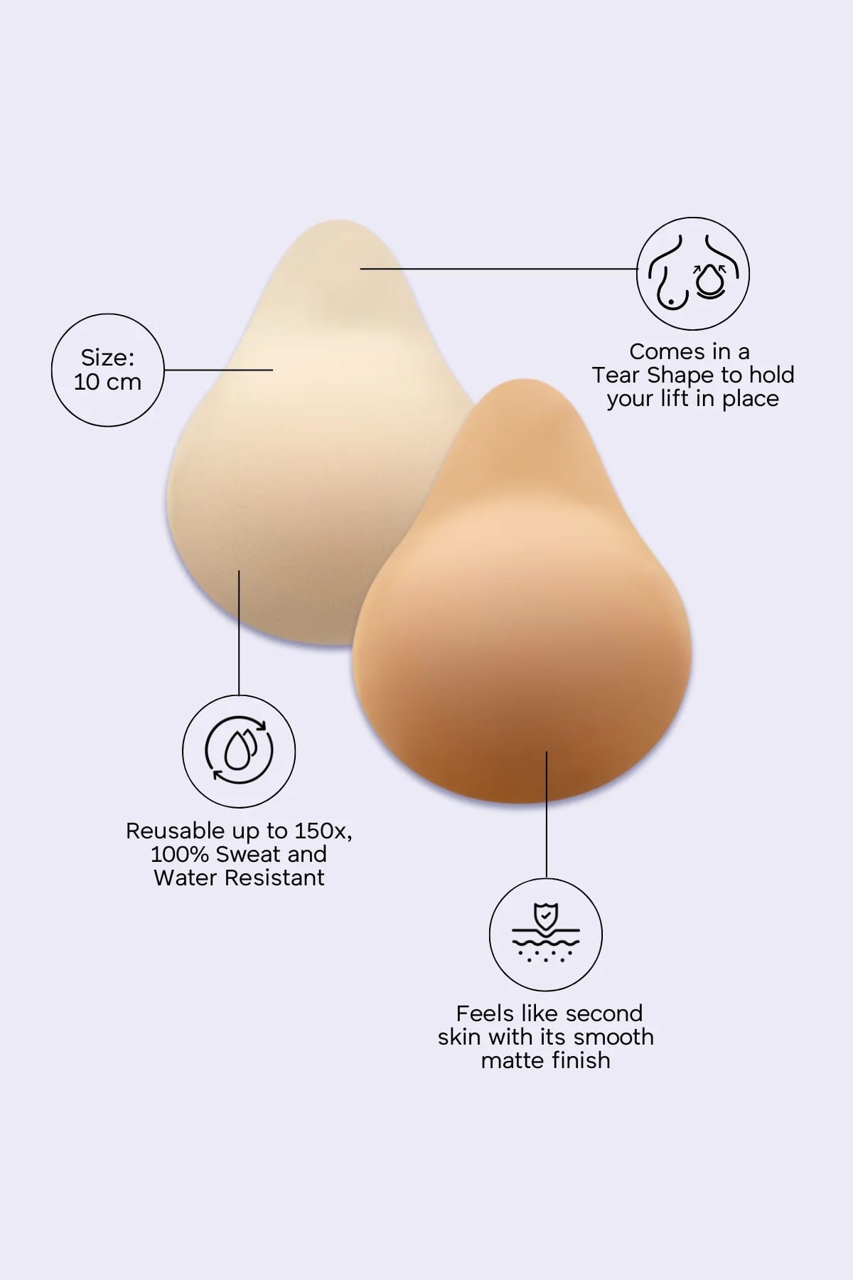 Boobie Lifter (available in shades Milk, Soy, Oat, Almond), P369, TAPIES, tapies.co
